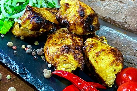 Шашлык из куриного филе