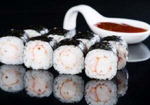 Мини-ролл с креветкой