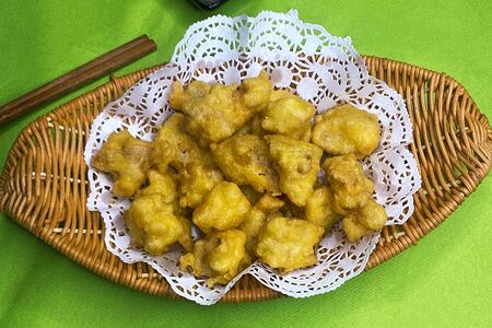 Гребешок в кляре