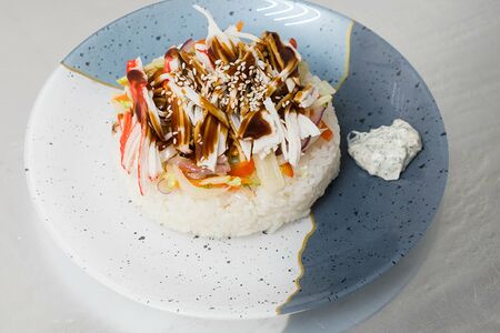 Салат Пекин с крабом