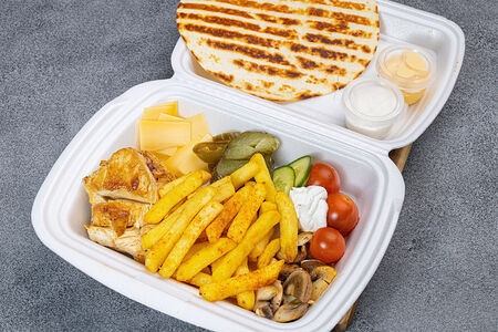 Сытная тарелка