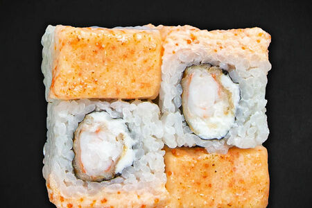 Ролл запеченный с креветкой