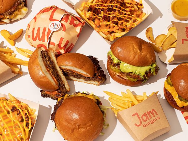 Jam burgers and breakfast