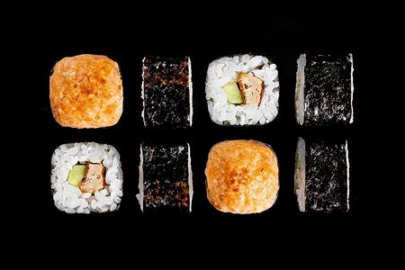 Запеченный острый с тунцом