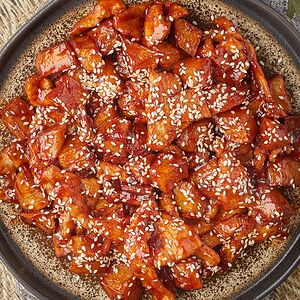 Խոզի միս կարտոֆիլով սոյայի սոուսում