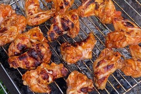 Шашлык из куриных крылышек