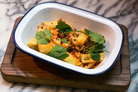 Фри с беконом и сыром