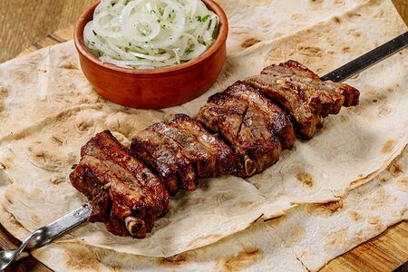 Шашлык из свиных рёбер