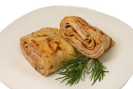 Блинчик с Бужениной и сыром Российский