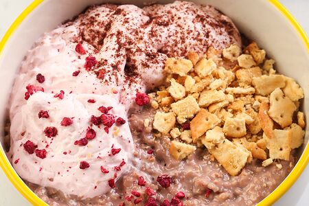 Шоколадная овсяная каша