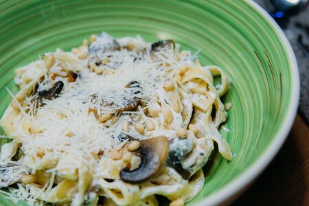 Паста Орехово-грибная