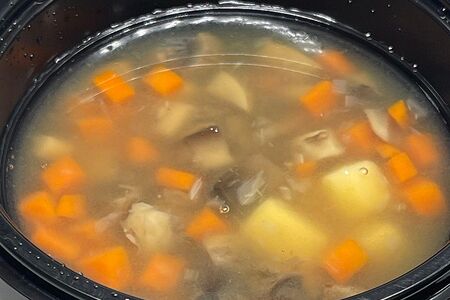 Грибной суп с картофелем