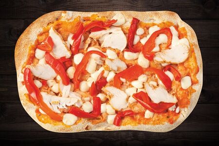 Римская пицца с курицей