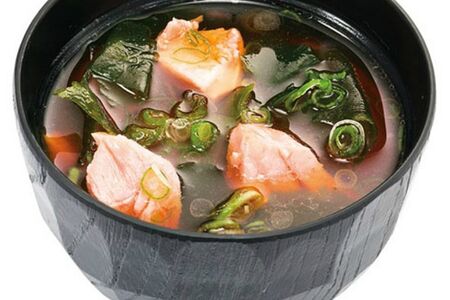 Мисо-суп с лососем