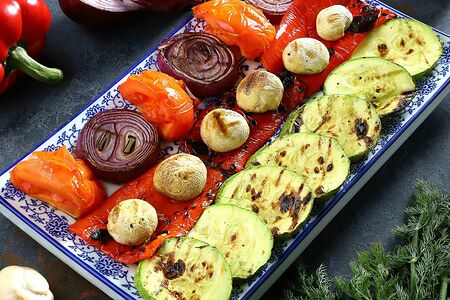 Овощи на мангале