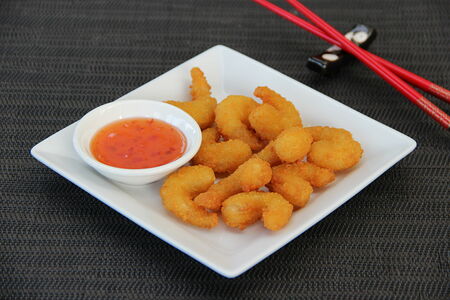 Креветки жаренные во фритюре