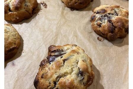 Печенье с клюквой и белым шоколадом