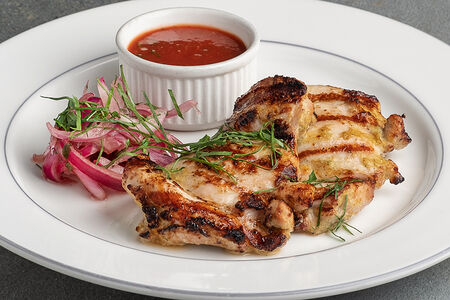 Шашлык из куриного бедра