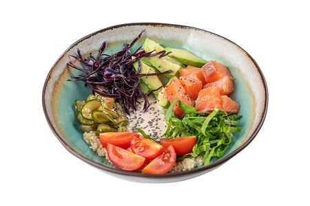 Боул с семгой