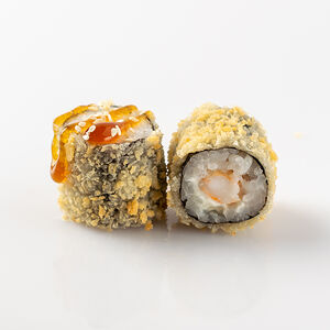 Мини-ролл в темпуре с креветкой