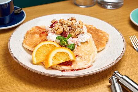 Easy Plant based whole Grain Pancakes with Cashew Butter Recipe