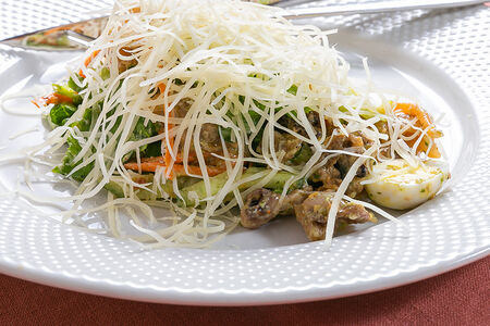 Салат с морепродуктами