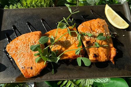 Шашлык из семги