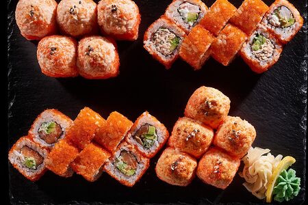 Ассорти калифорнийских роллов