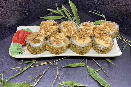 Ролл №163 Гриль с креветкой горячий