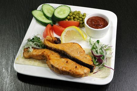 Шашлык из лосося