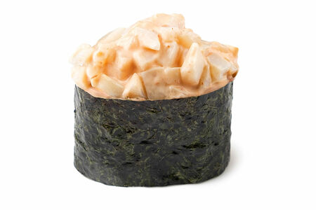 Гункан суши с кальмаром
