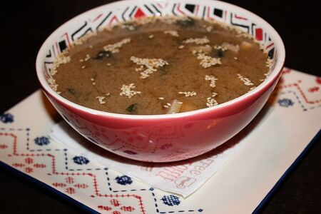 Мисо с креветкой