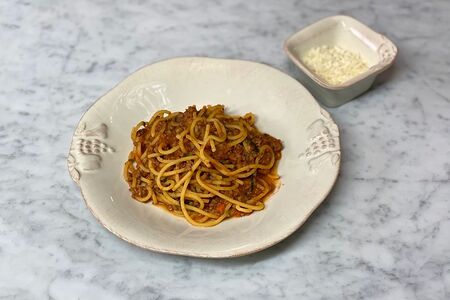 Макароны с фаршем по-домашнему