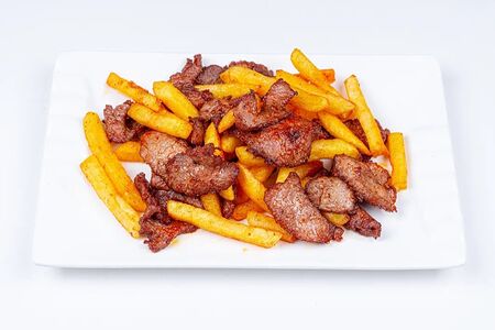 Мясо с фри (Говядина)