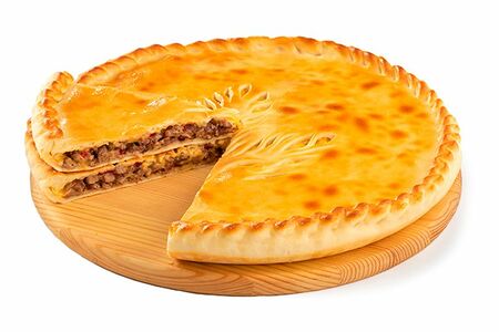 Пирог индейка в клюквенном соусе