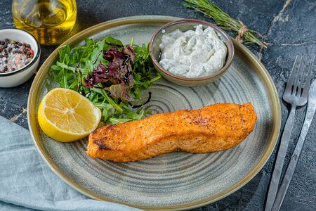 Стейк из семги