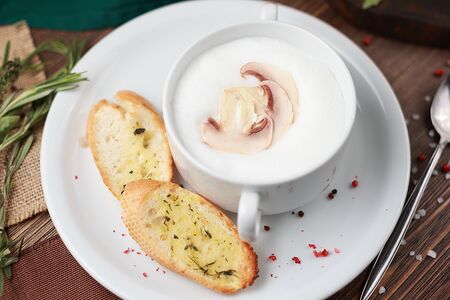 Суп Капучино из грибов