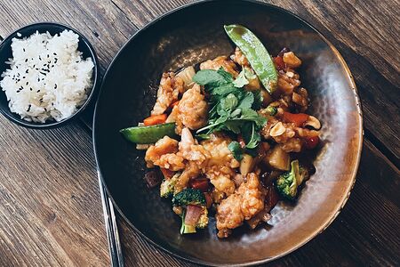 Курица в кисло-сладком соусе