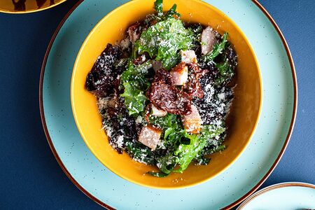 Салат с копченой индейкой