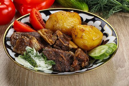 Казан-кебаб с говядиной