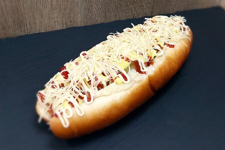 Сырный Двойной хот-дог