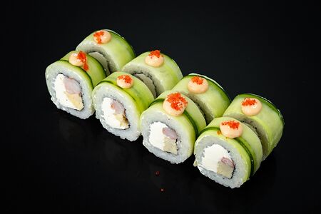 Фреш с креветкой и омлетом