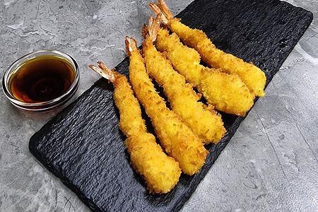 Креветки темпура