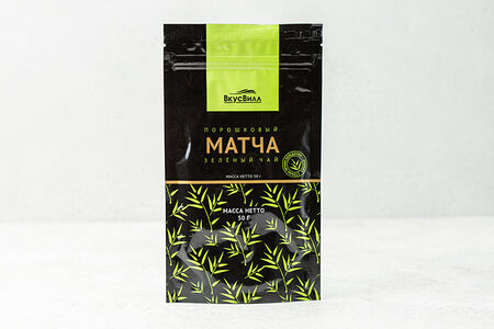 Порошковый зеленый чай Матча