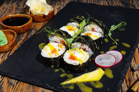 Лосось и авокадо