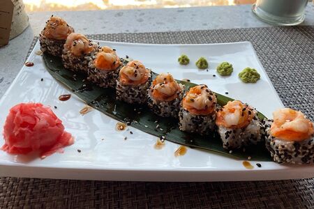 Эби роллы запеченные