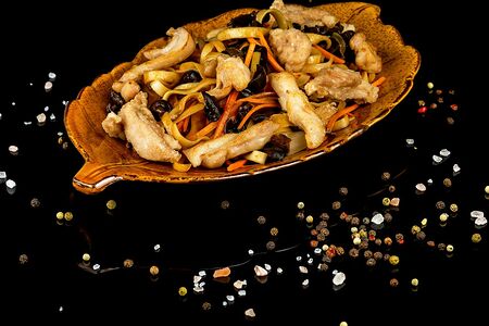 Удон с курицей