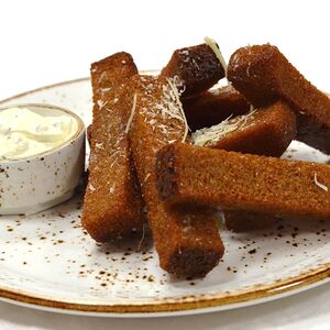 Гренки с сырной массой