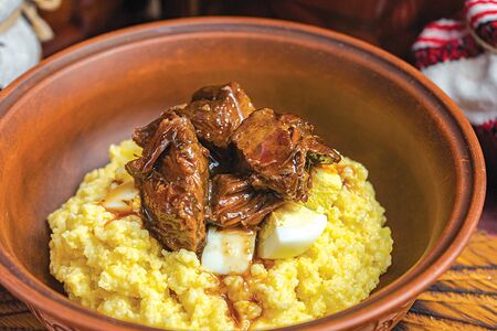 Шонгарям (пшенная каша с мясом)