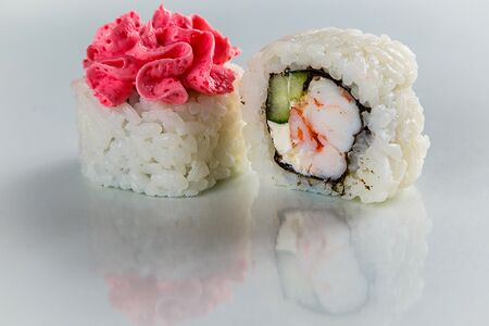 Ролл Лава с креветкой